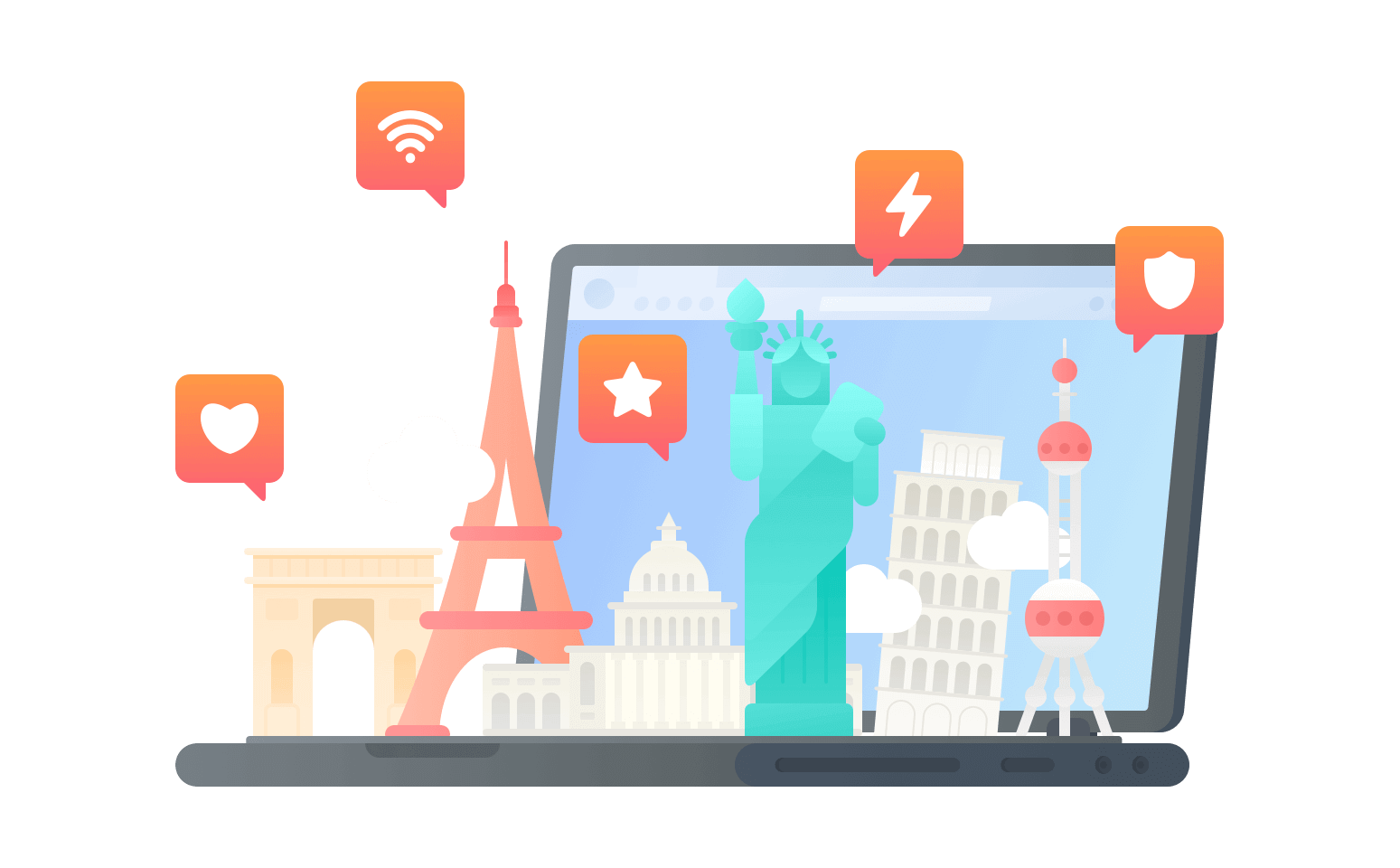 在库克群岛连接到中国的软件 - 返华VPN